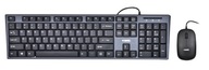 IBOX IKMS606 sada klávesnice + myši (USB 2.0; (US); čierna farba; optická