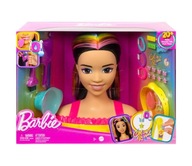 Barbie Styling Head Neon Rainbow Black