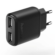 Hama nástenná nabíjačka 2 x USB 12W 2 x 1,2A Hama nástenná nabíjačka 2 x USB 12W 2 x 1,2A
