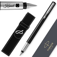 Darčekové puzdro na plniace pero Parker Vector Black Engraver pre mamu a otca Darčekové puzdro na plniace pero Parker Vector Black Engraver pre mamu a otca