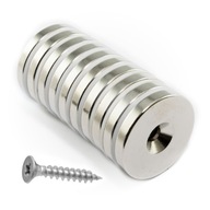 NEODYMIOVÝ MAGNET 20x7/3,5x3 - 10 ks SKRUTKY ZDARMA NEODYMIOVÝ MAGNET 20x7/3,5x3 - 10 ks SKRUTKY ZDARMA