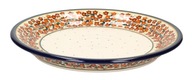 BOLESŁAWIEC keramický jedálenský tanier 25cm DU52