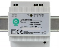 Napájací zdroj na lištu DIN60W15 pre videovrátnik Napájací zdroj na lištu DIN60W15 pre videovrátnik