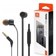 JBL - slúchadlá do uší s 3,5 mm mini jack mikrofónom - JBL T110 + gumičky JBL - slúchadlá do uší s 3,5 mm mini jack mikrofónom - JBL T110 + gumičky