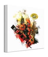 Marvel Deadpool Nerd Obraz na plátne 40x40 cm Marvel Deadpool Nerd Obraz na plátne 40x40 cm