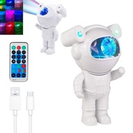 NOČNÁ LAMPA STARS SKY PROJEKTOR LED REPRODUKTOR ASTRONAUT + DIAĽK NOČNÁ LAMPA STARS SKY PROJEKTOR LED REPRODUKTOR ASTRONAUT + DIAĽK