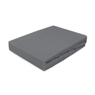 Jersey plachta s gumičkou 90x200 037 šedá
