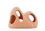 Happet U945 skalná dekorácia s dierkami, prírodná, 11 cm Happet U945 skalná dekorácia s dierkami, prírodná, 11 cm