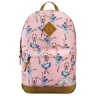 Ružový baletný baletný školský batoh pre tínedžerov