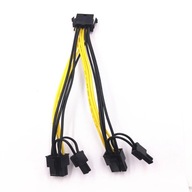Adaptér PCI-E 8PIN na 2x 8PIN Riser adaptér Adaptér PCI-E 8PIN na 2x 8PIN Riser adaptér