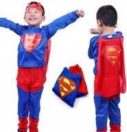 Superman kostým Superhrdina Prevlek Prom 110-116 Superman kostým Superhrdina Prevlek Prom 110-116