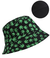 Obojstranný BUCKET HAT s potlačou listov Obojstranný BUCKET HAT s potlačou listov