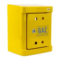 Skrinka Plynová krabica ventil 25x30x15 LAMINÁT žltý