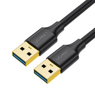 Uzelený kábel USB 3.0 (samec) – USB 3.0 (samec) 2 m sivý (10371) Uzelený kábel USB 3.0 (samec) – USB 3.0 (samec) 2 m sivý (10371)