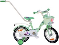 14-palcový bicykel TWINKLE GIRLY Butterflies MINT