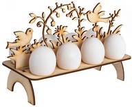 Stojan na vtáčiky na 8 vajíčok, vajíčka, veľkonočné vajíčka