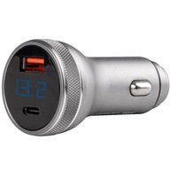 NABÍJAČKA DO AUTO USB voltmeter USB-C 3A 38W NABÍJAČKA DO AUTO USB voltmeter USB-C 3A 38W