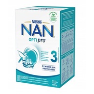 NAN OPTIPRO 3 Ďalšie mlieko 1. rok 650g NAN OPTIPRO 3 Ďalšie mlieko 1. rok 650g
