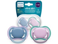 PHILIPS Avent Ultra Air SCF085/34 cumlík 6-18 m (2 kusy) PHILIPS Avent Ultra Air SCF085/34 cumlík 6-18 m (2 kusy)