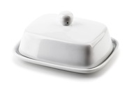 Základná miska na maslo z bieleho porcelánu Základná miska na maslo z bieleho porcelánu