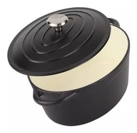 Smaltovaný LIATINOVÝ HRNEC 26cm 3,8L PLYN INDUKČNÝ Smaltovaný LIATINOVÝ HRNEC 26cm 3,8L PLYN INDUKČNÝ