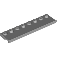 LEGO doska 2x8 vodiaca svetlosivá 1ks 30586