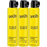 Schwarzkopf Got2b Lepený lak na vlasy Super Strong Hold 3x300ml Schwarzkopf Got2b Lepený lak na vlasy Super Strong Hold 3x300ml