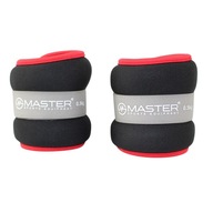 Neoprénové závažia na členky a zápästie MASTER 2 x 0,5 kg Neoprénové závažia na členky a zápästie MASTER 2 x 0,5 kg