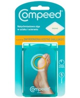 Náplasti Compeed pre stredné vbočené palice, 5 kusov Náplasti Compeed pre stredné vbočené palice, 5 kusov