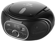 JVC RD-E221B CD AUX USB rádioprehrávač Čierny
