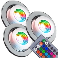 3x HALOGÉNOVÁ LAMPA, RGB LED ŽIAROVKA + DIAĽKOVÉ OVLÁDANIE 3x HALOGÉNOVÁ LAMPA, RGB LED ŽIAROVKA + DIAĽKOVÉ OVLÁDANIE