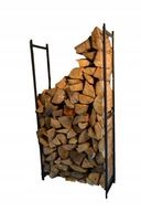 Stojan na palivové drevo, šírka kovového koša: 750 mm
