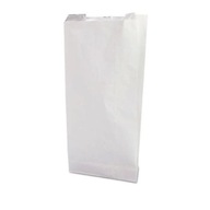 Skladaná papierová taška 7,5 x 2,5 x 19 cm biela Skladaná papierová taška 7,5 x 2,5 x 19 cm biela