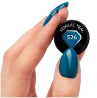 Semilac 526 TEAL hybridný lak na nechty 7ml Semilac 526 TEAL hybridný lak na nechty 7ml
