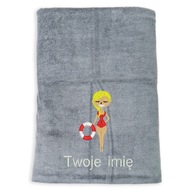 Darček pre plavčíka, personalizovaný uterák s výšivkou, 70x140 cm Darček pre plavčíka, personalizovaný uterák s výšivkou, 70x140 cm
