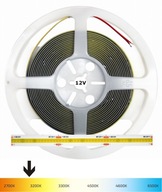 BEZ BODOVÝ LED pás PROFESIONÁLNY 12V TEPELNÝ 1m BEZ BODOVÝ LED pás PROFESIONÁLNY 12V TEPELNÝ 1m