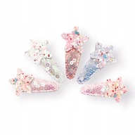 sponky do vlasov PIKI FLOWERS STARS GLITTROVÉ FLISTROV 10 KS sponky do vlasov PIKI FLOWERS STARS GLITTROVÉ FLISTROV 10 KS