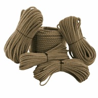 Prírodné lano JUTE, prírodný špagát 12mm, 1m