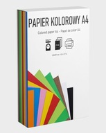 Sada dekoračných a eko papierov 250A4 160g 10col