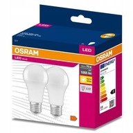2 x Osram LED žiarovka Hodnota 10W = 75W E27 3000K