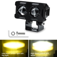 1ks LED svetlomet na motorku 40W 6000lm dvojfarebný 1ks LED svetlomet na motorku 40W 6000lm dvojfarebný