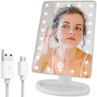 Kozmetické zrkadlo s LED podsvietením na make-up Kozmetické zrkadlo s LED podsvietením na make-up
