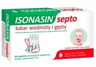 TACTICA Pharmaceuticals Isonasin Septo nosový prípravok 20 ampuliek x 5 ml