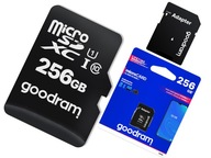 PAMÄŤOVÁ KARTA GOODRAM 256 GB MICRO SDXC CLASS 10 + A PAMÄŤOVÁ KARTA GOODRAM 256 GB MICRO SDXC CLASS 10 + A