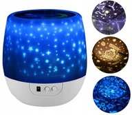 NOČNÁ LAMPA STARS SKY PROJEKTOR OTOČNÝ O 360° NOČNÁ LAMPA STARS SKY PROJEKTOR OTOČNÝ O 360°