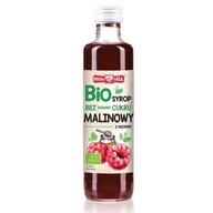 BIO Malinový sirup s medom bez pridaného cukru 250m