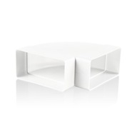 Art 950 - Horizontálne koleno 90 stupňov, 220x90mm Art 950 - Horizontálne koleno 90 stupňov, 220x90mm