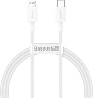 1m BASEUS USB C kábel iPhone 5 6 6S 7 8 SE X 11 12 1m BASEUS USB C kábel iPhone 5 6 6S 7 8 SE X 11 12