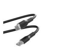 Kábel Puro ICON Soft Kábel USB-C na USB-C – 1,5 metra Čierny