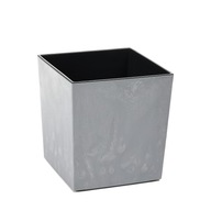 JUKA eko kvetináč recyklovaný 30x30cm v30,5cm BETONOVÝ EFEKT ŠEDÁ farba JUKA eko kvetináč recyklovaný 30x30cm v30,5cm BETONOVÝ EFEKT ŠEDÁ farba